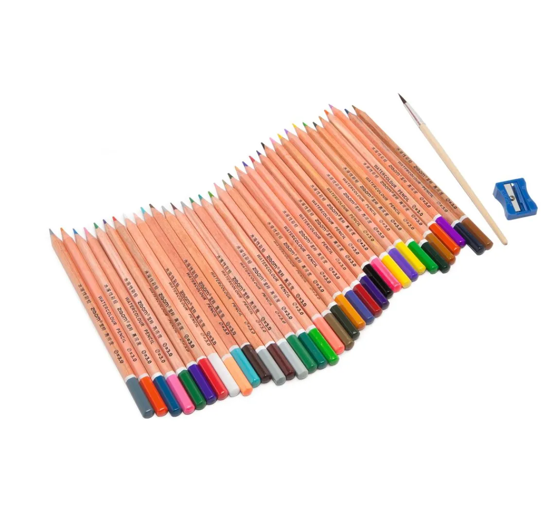 Hot VBS Aquarellstifte, 36 Farben, in Metallbox