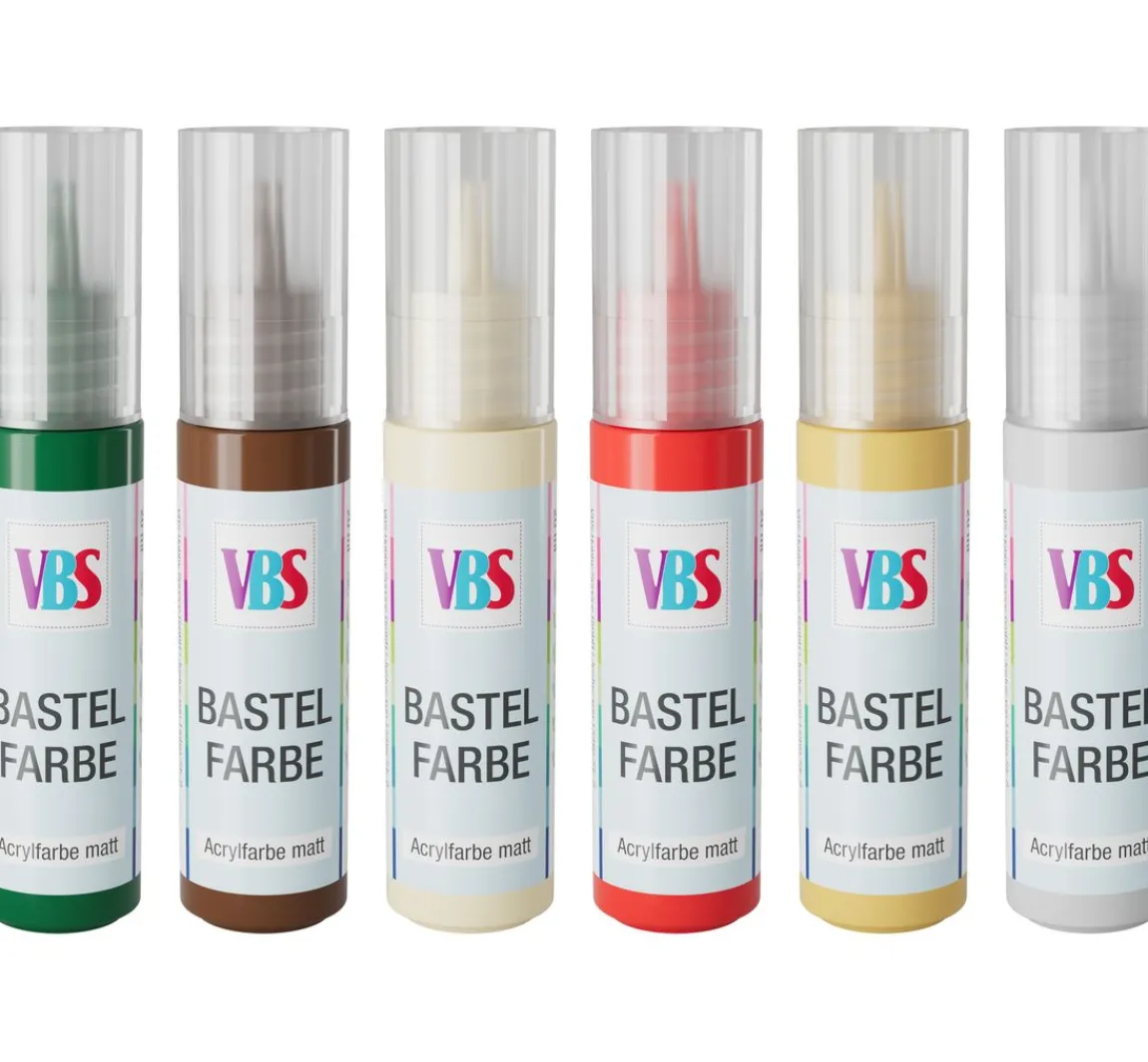 Discount VBS Bastelfarben-Set "Christmas"