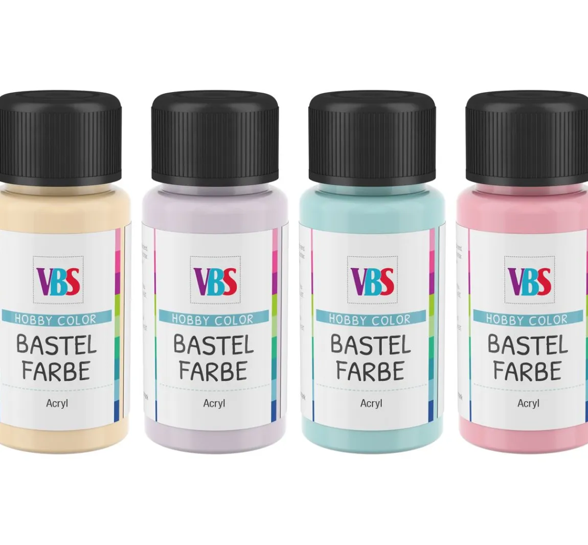 Sale VBS Bastelfarben-Set "Pastel Love"