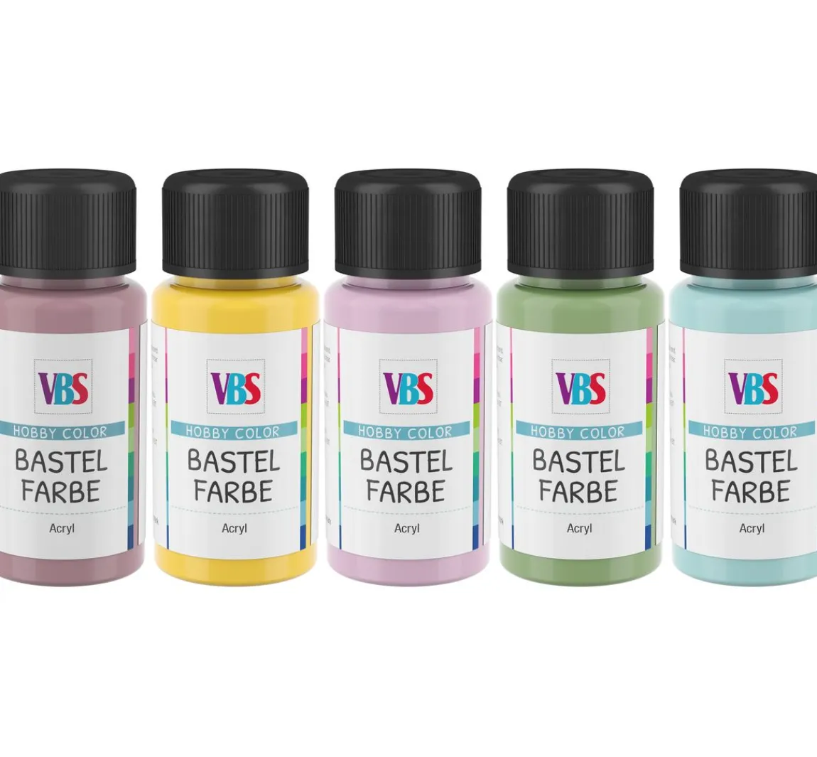 Best VBS Bastelfarben-Set "Pastel poetry"