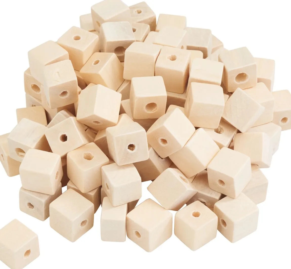 Sale VBS XXL VBS Bastel-Holzperle "Würfel", 100 Stück