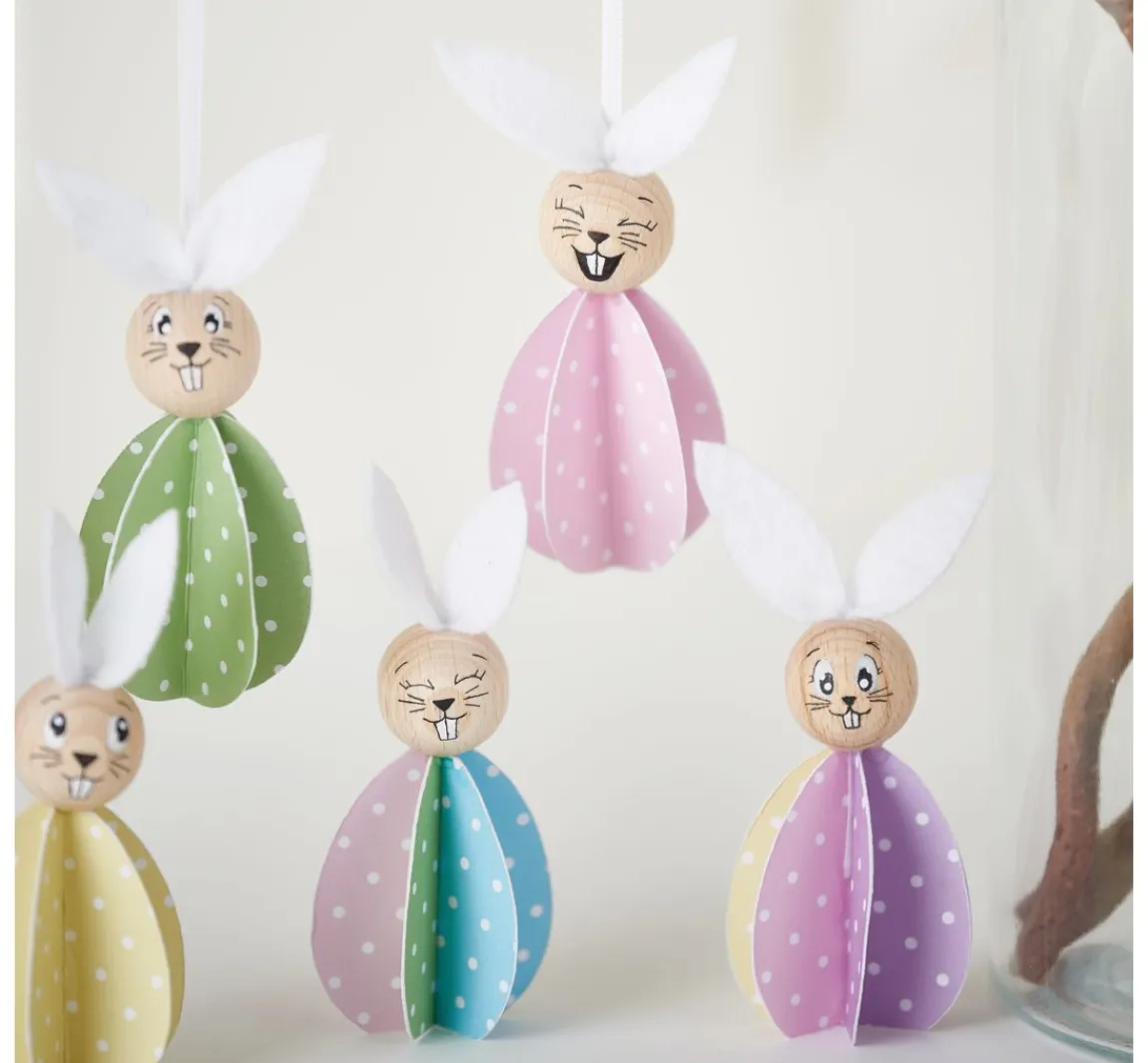 Discount VBS Bastelset "Hasenfamilie"