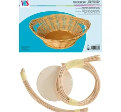 Best VBS Bastelset Peddigrohr "Brotkorb"