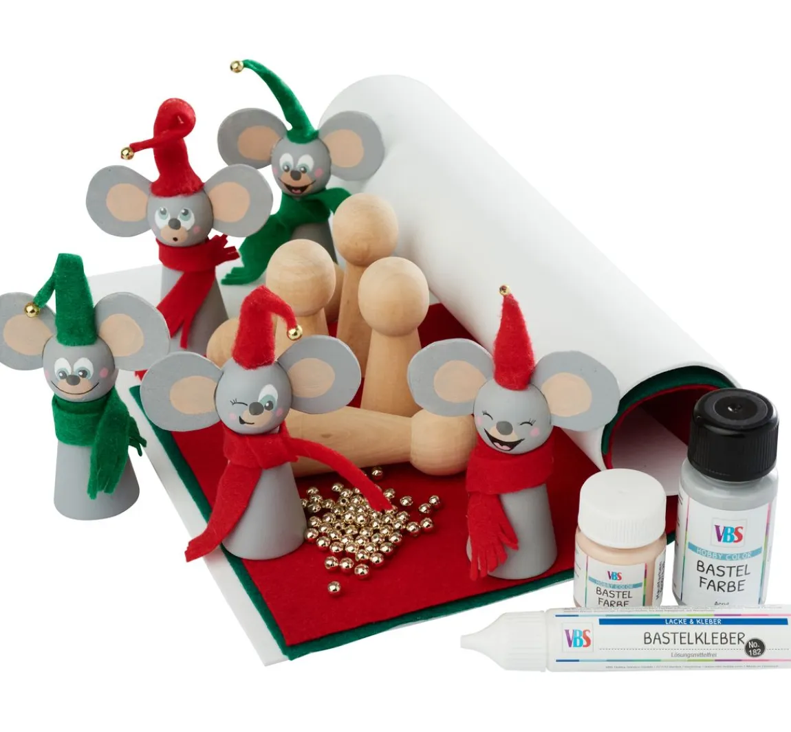 Discount VBS Bastelset "Weihnachtsmäuse"
