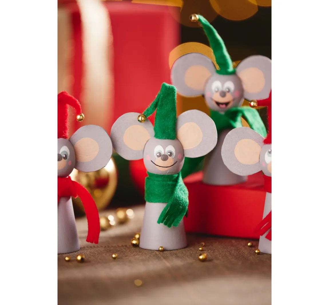 Discount VBS Bastelset "Weihnachtsmäuse"