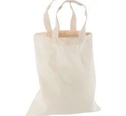 Clearance VBS Baumwolltasche, 22 x 26 cm, BW Natur