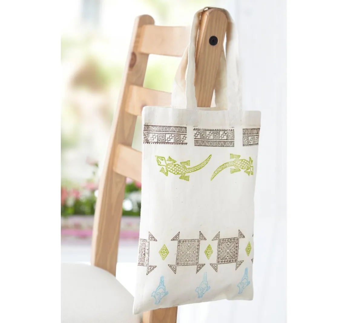 Clearance VBS Baumwolltasche, 22 x 26 cm, BW Natur