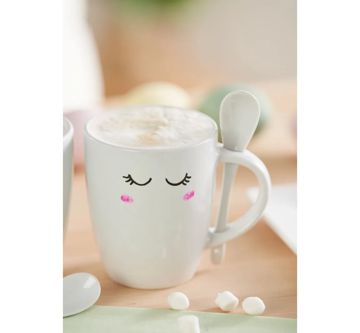 VBS Becher mit Löffel, 2 Stück