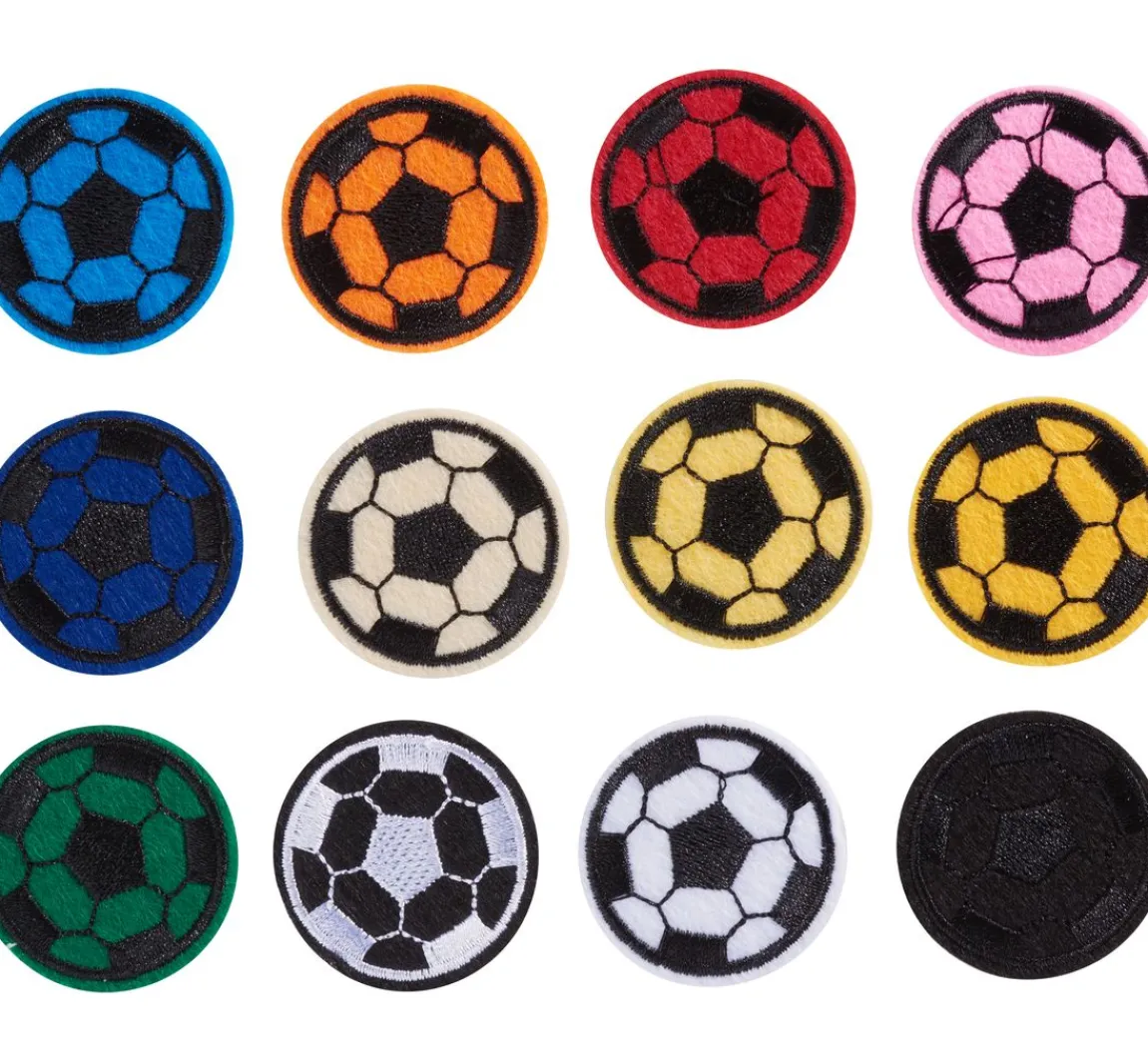 New VBS XXL VBS Bügelapplikationen "Fußball", 120 Stück