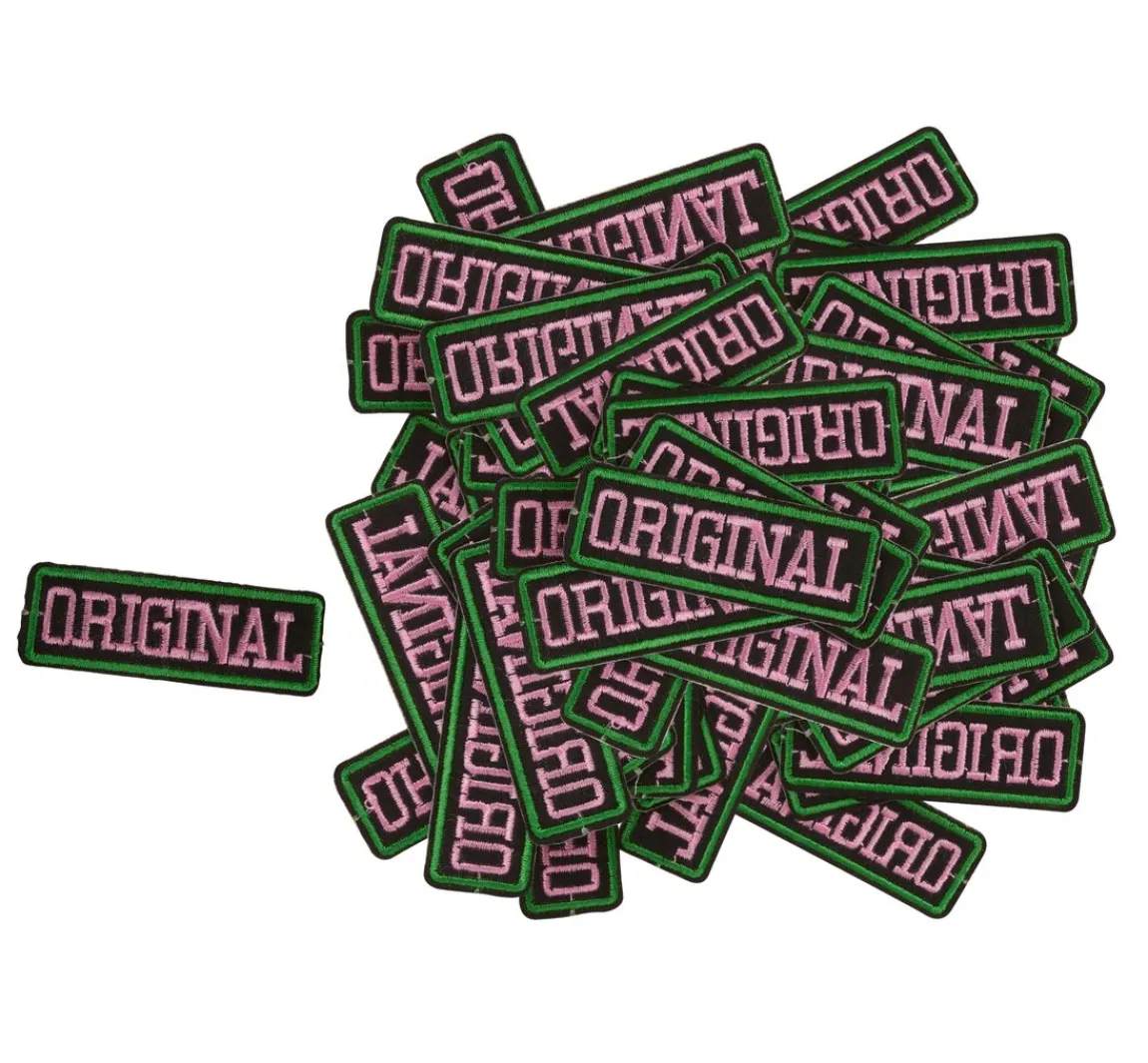 Clearance VBS XXL VBS Bügelapplikationen "Original", 50 Stück