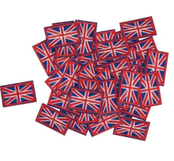 Online VBS XXL VBS Bügelapplikationen "Union Jack", 50 Stück