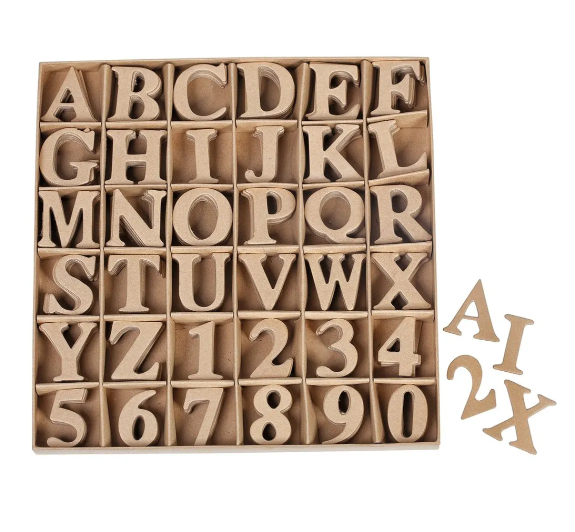 VBS XXL VBS Buchstaben- und Zahlensortiment, 360 Stück