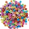 Best VBS Buchstabenperlen "Bunt", eckig
