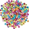 Discount VBS Buchstabenperlen "Bunt", rund