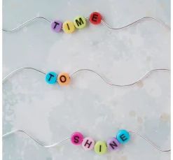 Discount VBS Buchstabenperlen "Bunt", rund