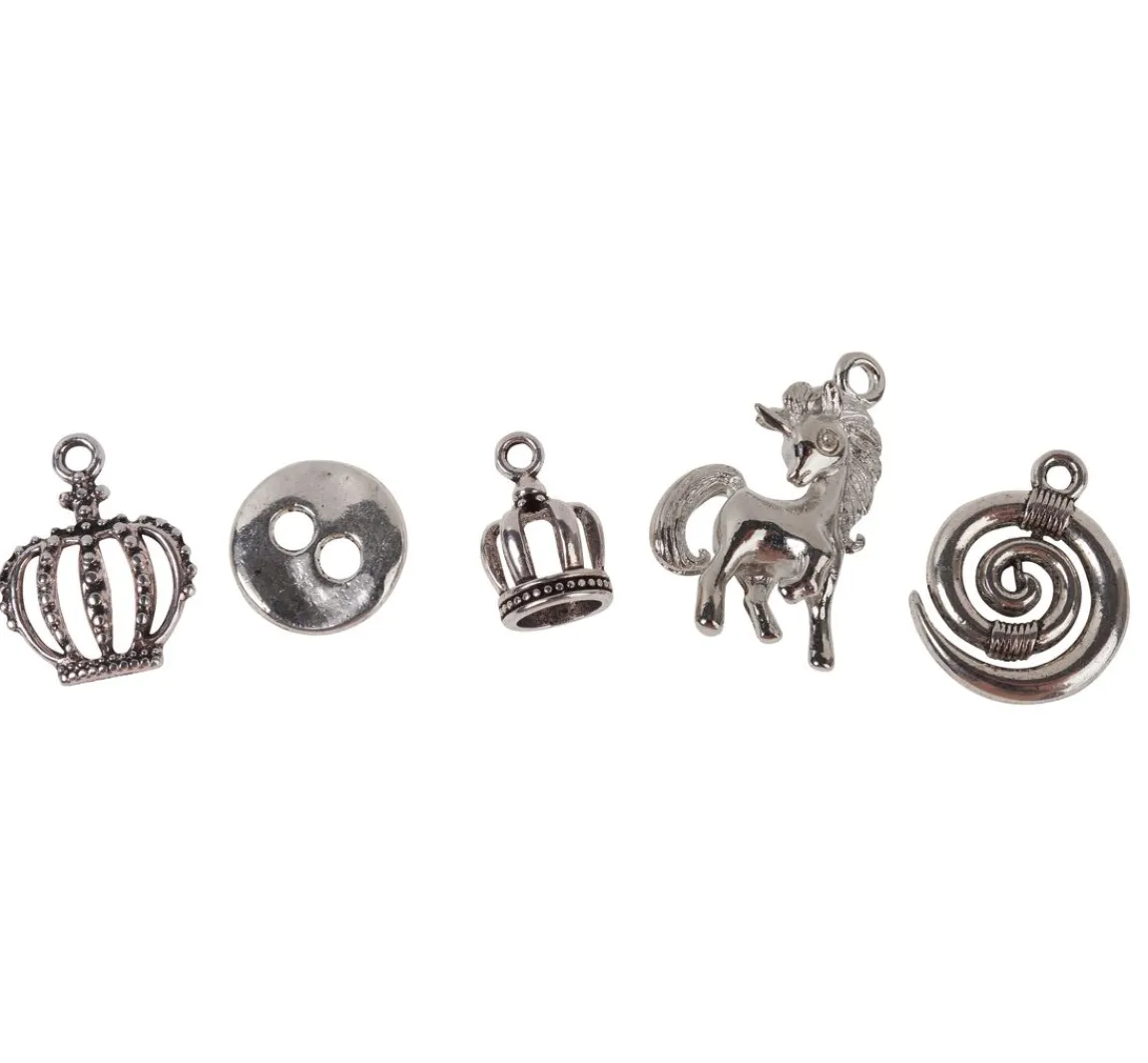 Clearance VBS Charms-Anhänger-Mix "Einhorn und Co"
