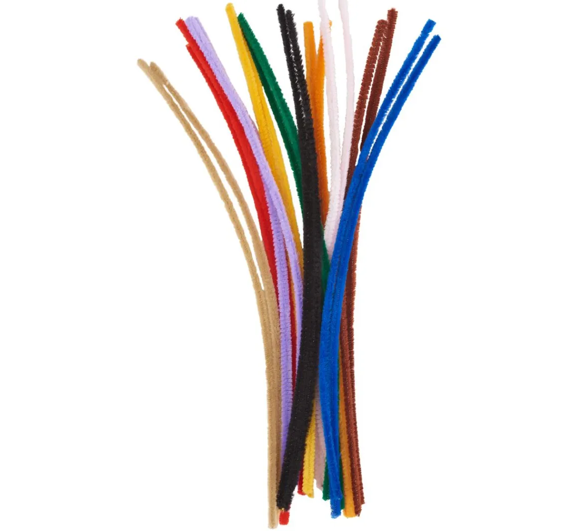 New VBS Chenilledraht "Farbenmix", 30 cm, 20er-Set