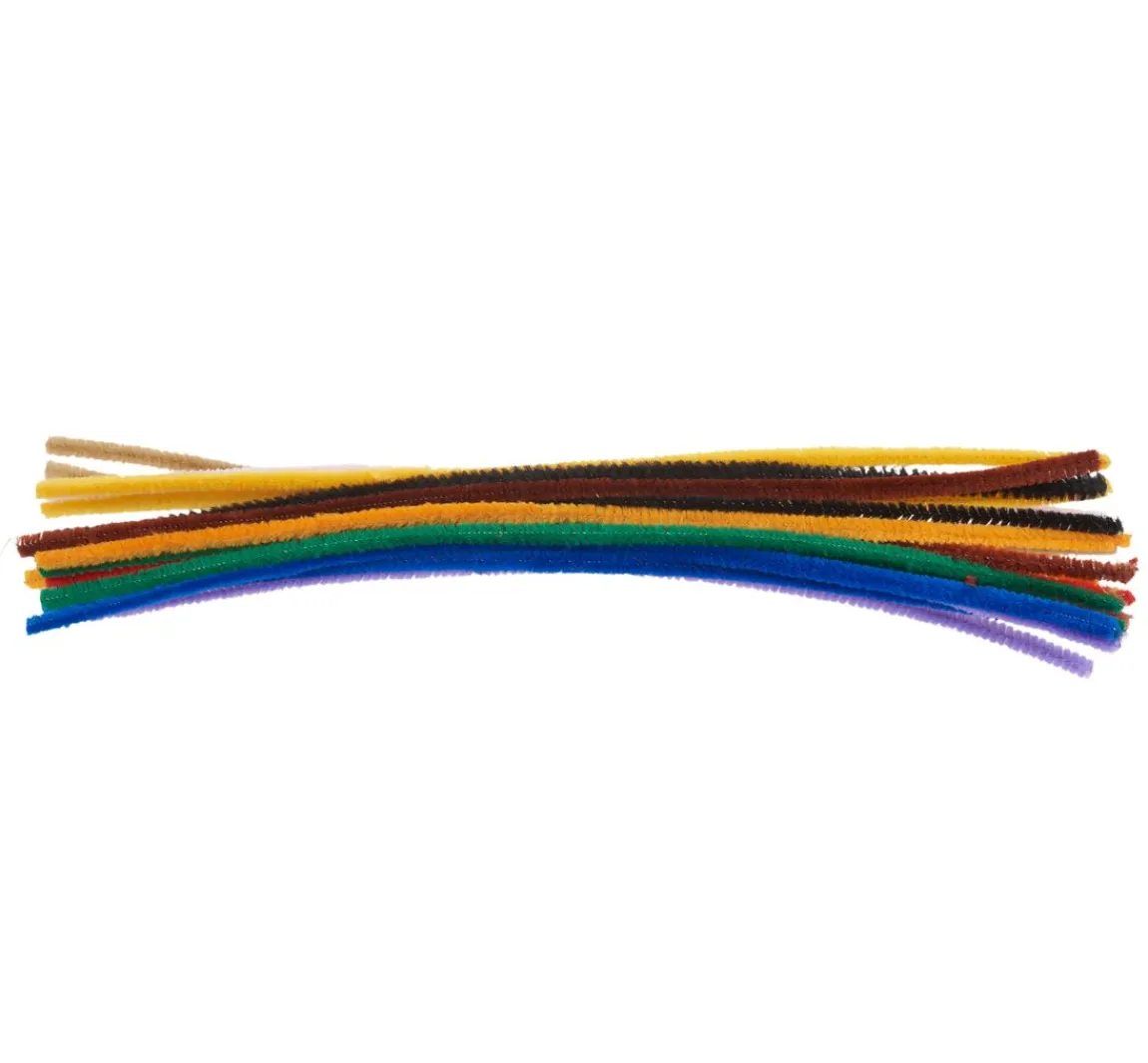 New VBS Chenilledraht "Farbenmix", 30 cm, 20er-Set