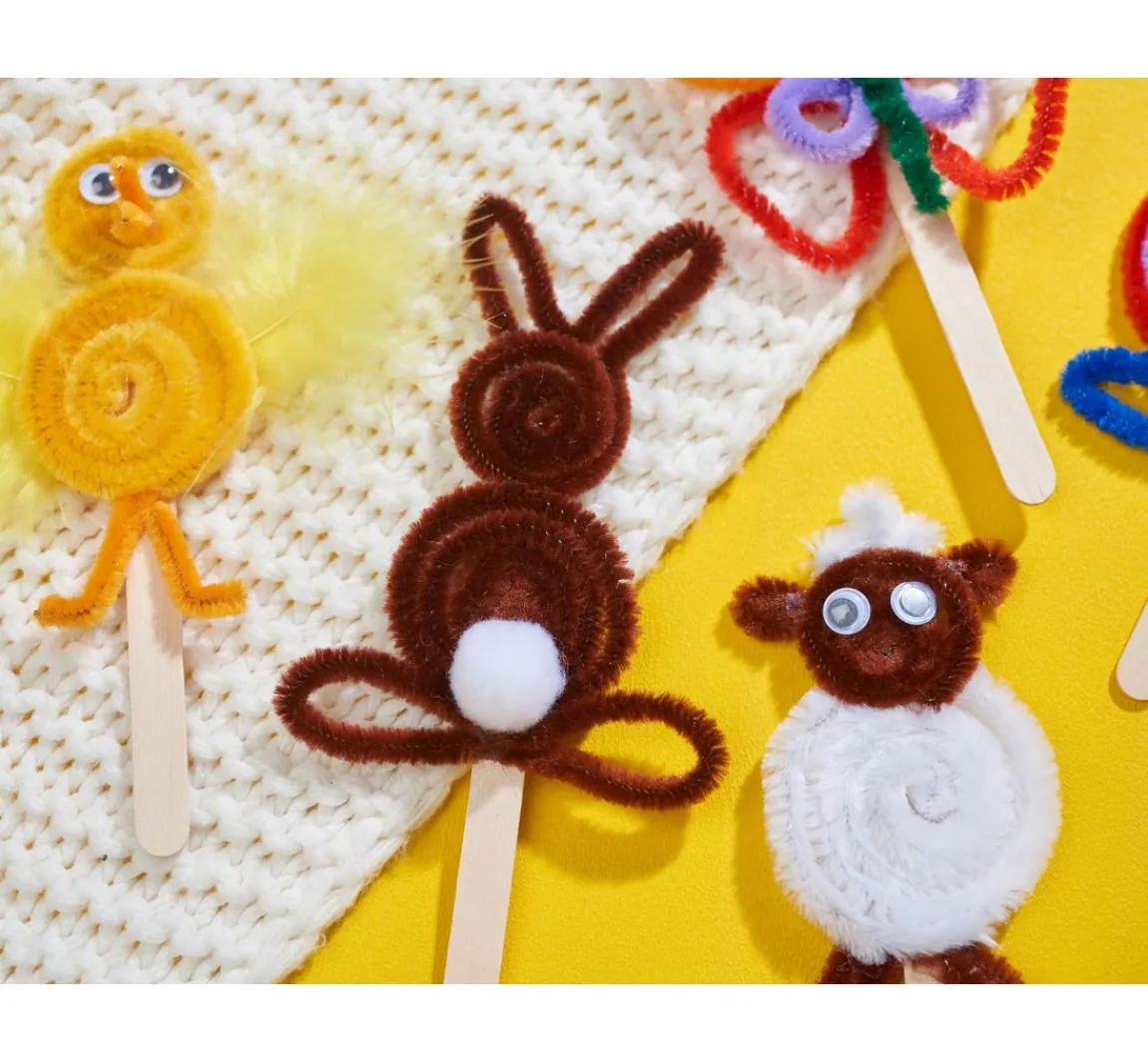 New VBS Chenilledraht "Farbenmix", 30 cm, 20er-Set