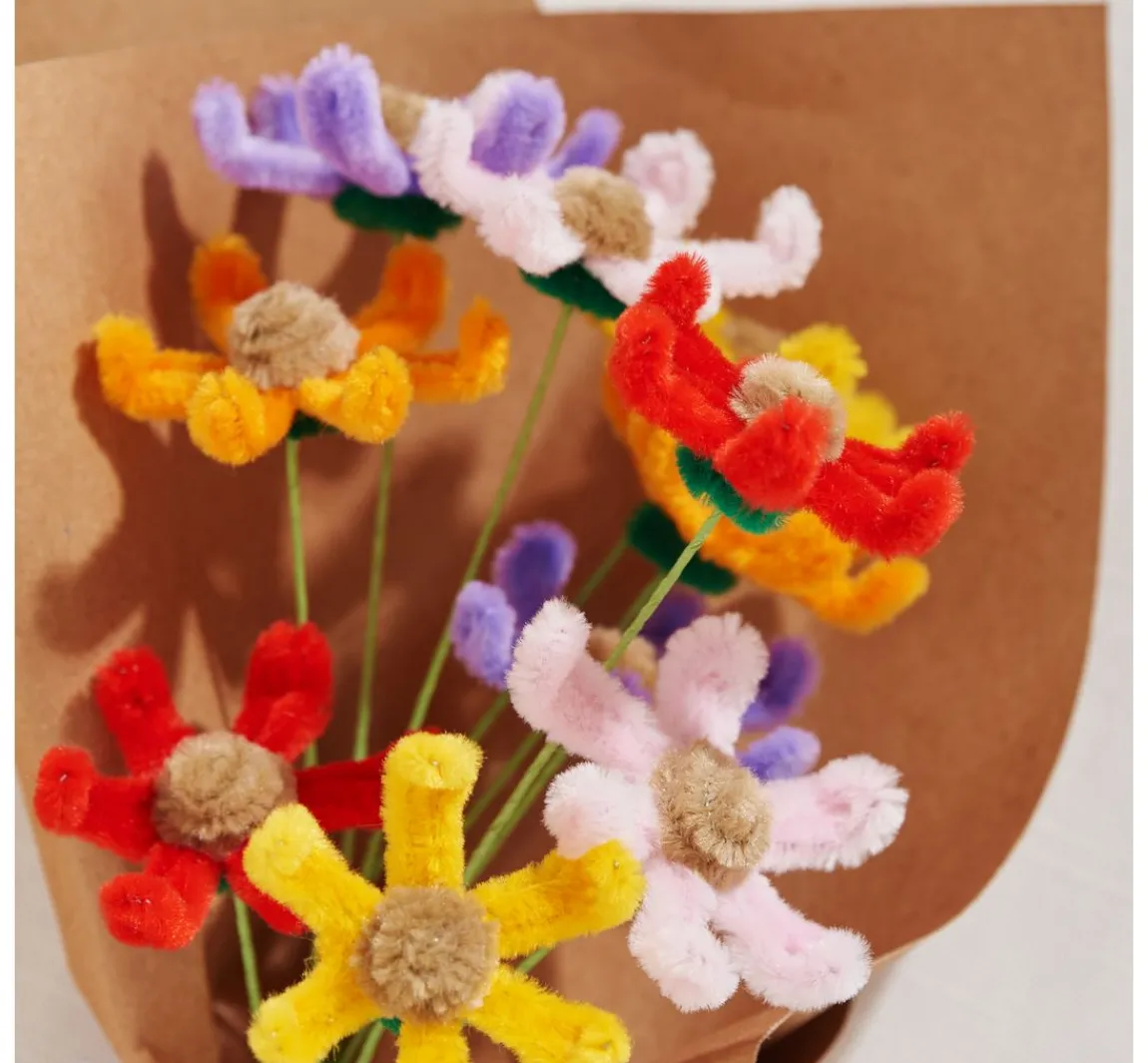 New VBS Chenilledraht "Farbenmix", 30 cm, 20er-Set