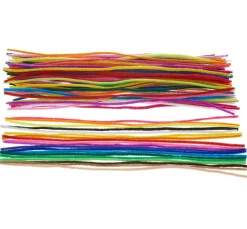 VBS XXL VBS Chenilledraht "Farbenmix", 50 cm, 100er-Set