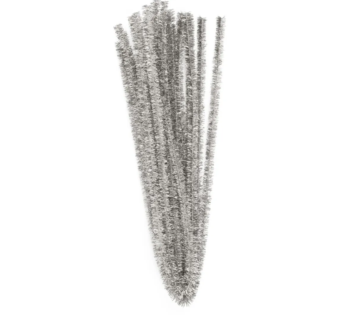 Sale VBS Chenilledraht "Silber", Ø 8 mm, 50 cm, 10 Stück