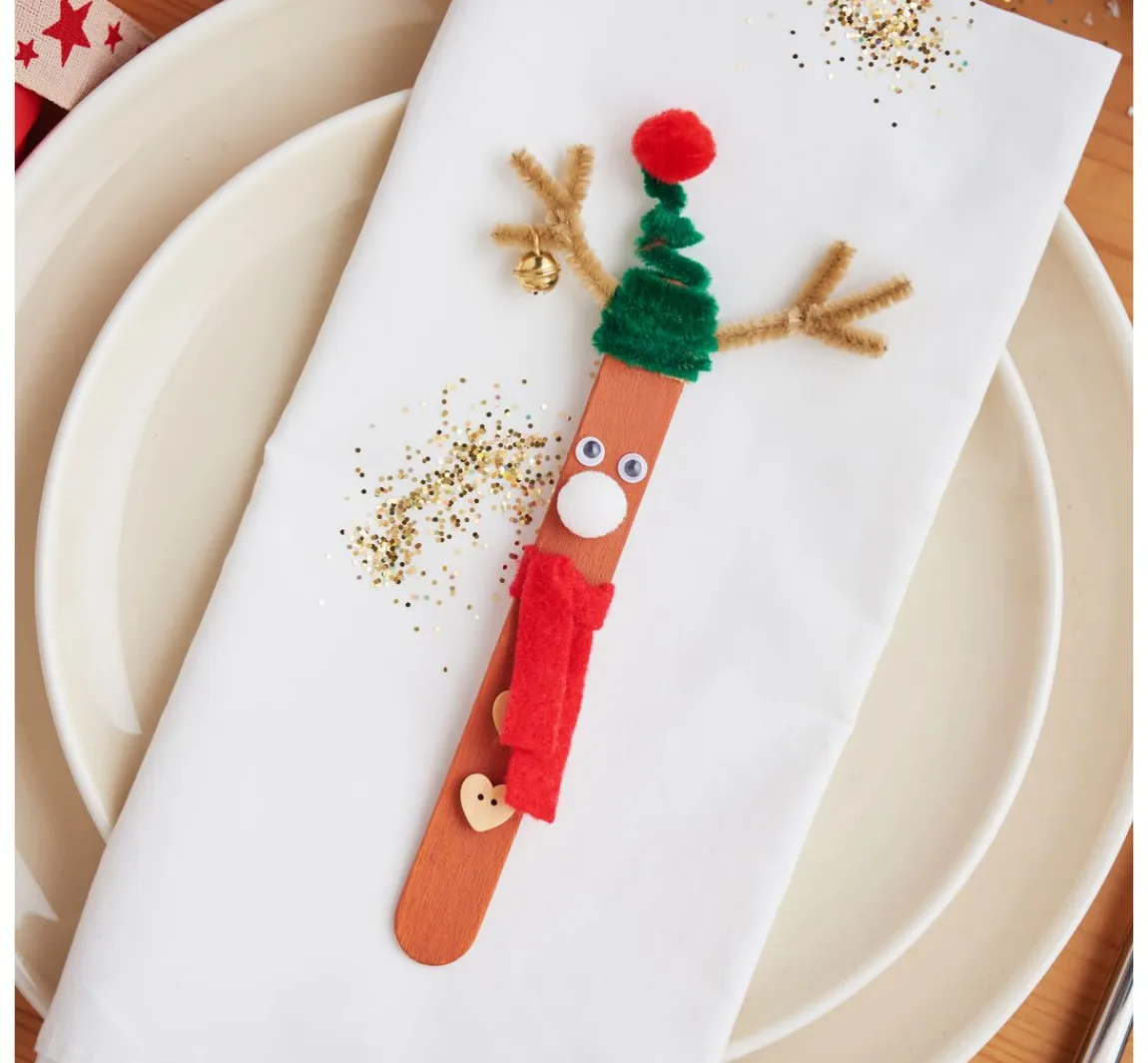 Best VBS Chenilledraht "Weihnachten", 30 cm, 12 Stück