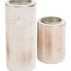 Outlet VBS Deko Holz Teelichthalter, 2er Set