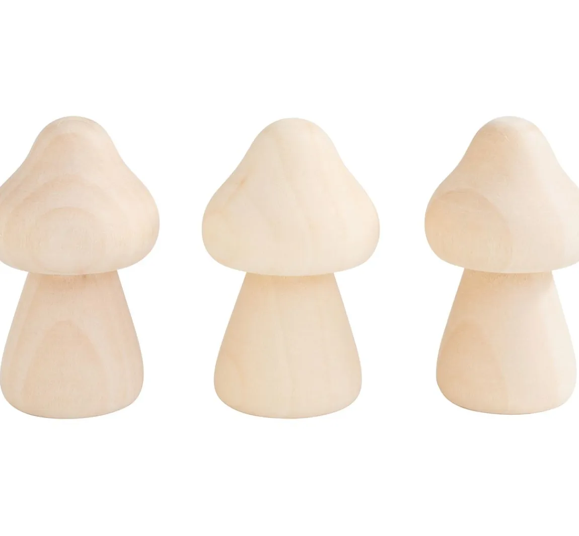 New VBS Deko Pilz "Mushroom", 3 Stück