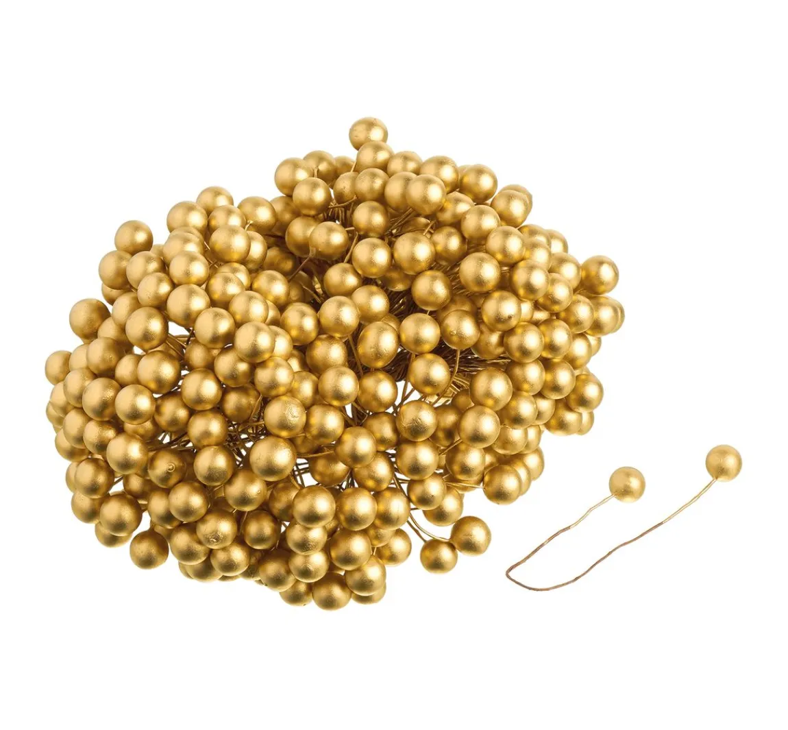 Best VBS XXL VBS Deko-Beeren am Draht "Ø 10 mm", 400 Stück
