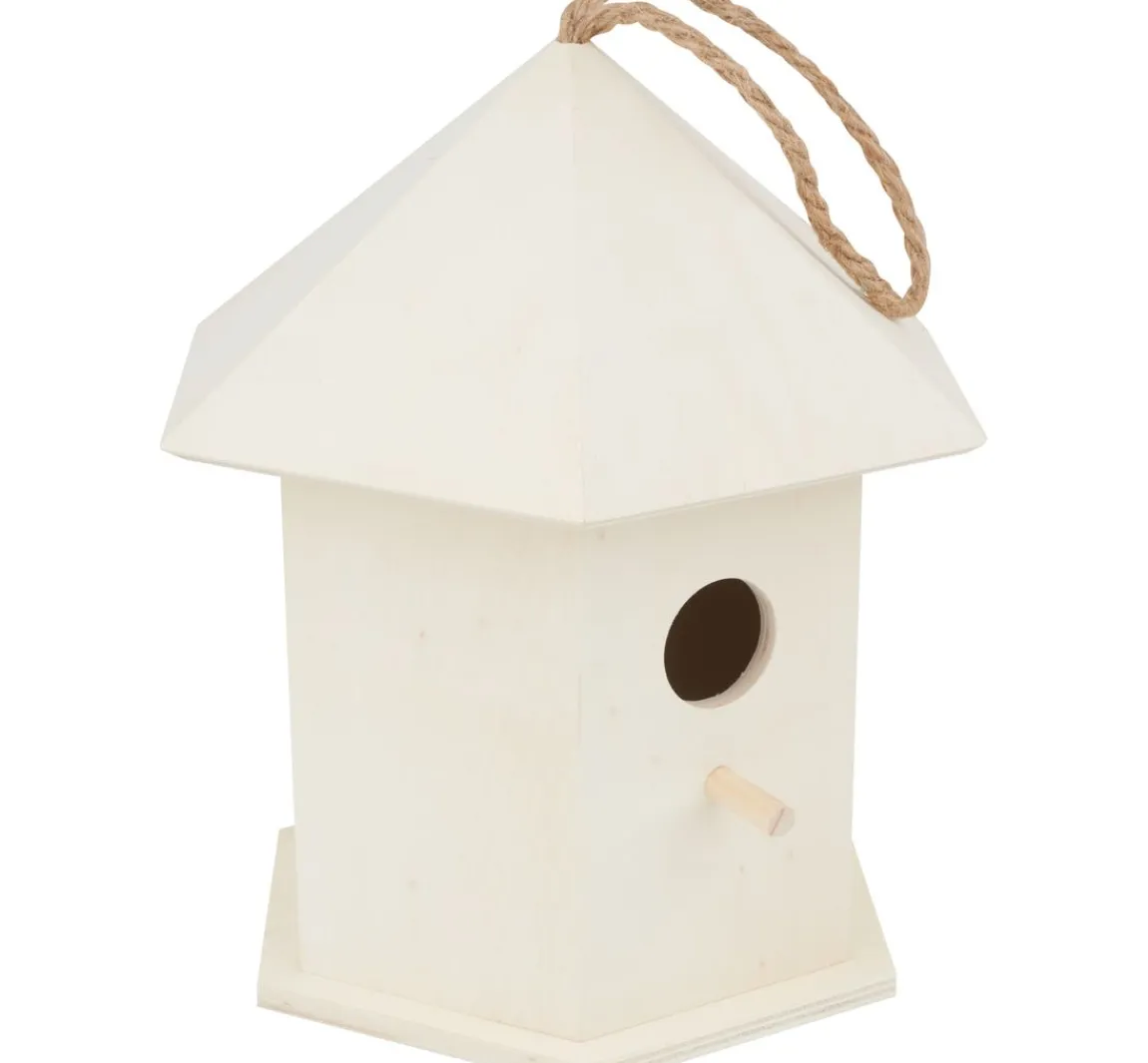 New VBS Deko-Vogelhaus, 6-eckig