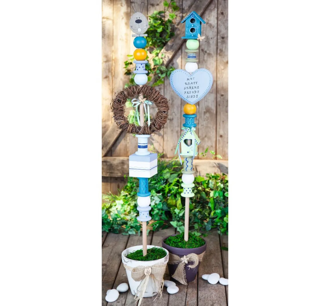 Outlet VBS Deko-Vogelhäuser "Minis", 2er-Set