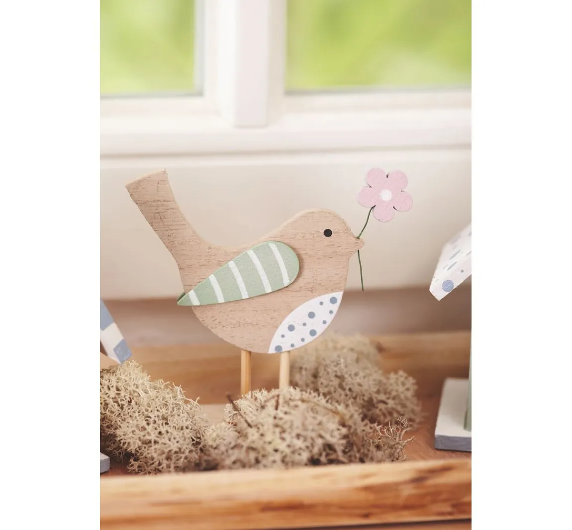 Outlet VBS Deko-Vogelhäuser "Minis", 2er-Set