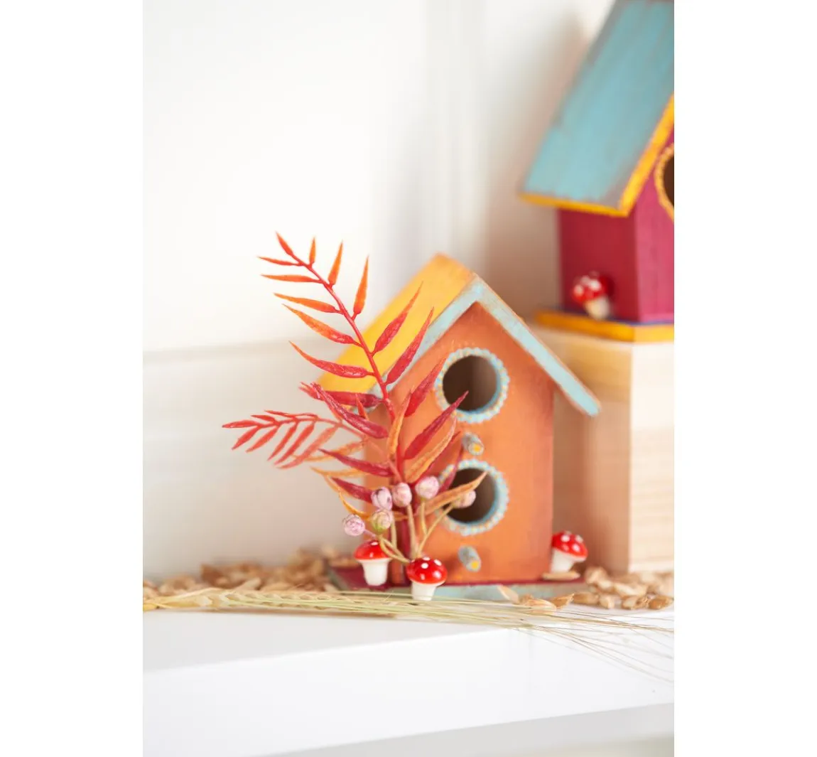 Outlet VBS Deko-Vogelhäuser "Minis", 2er-Set