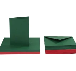 VBS XXL VBS Doppelkarten mit Umschlägen "Classic Xmas", 50 Stück