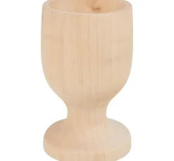 New VBS Eierbecher, 6 Stück, Kiefernholz