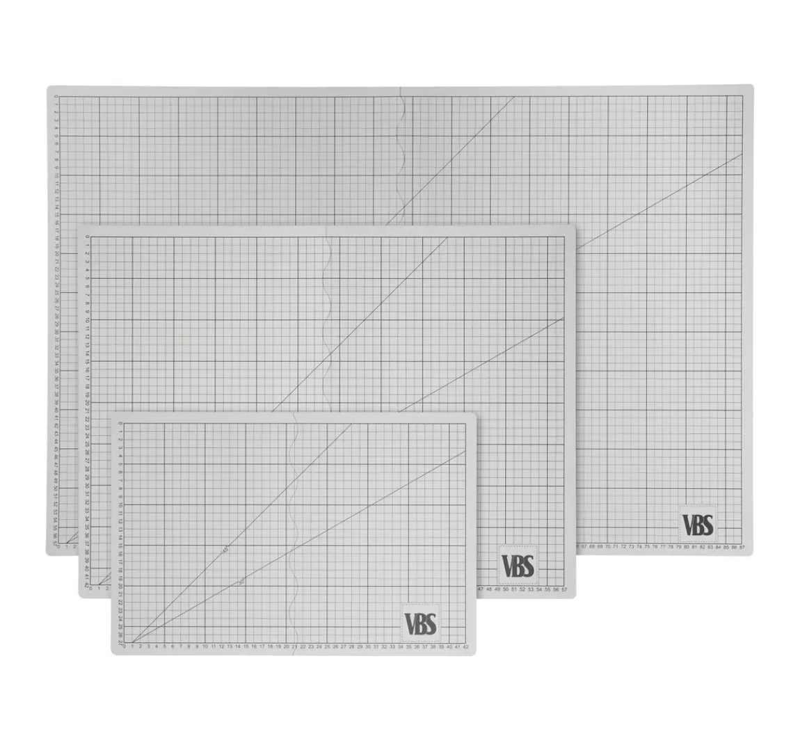 Outlet VBS Faltbare Schneidematte "Cool Grey"