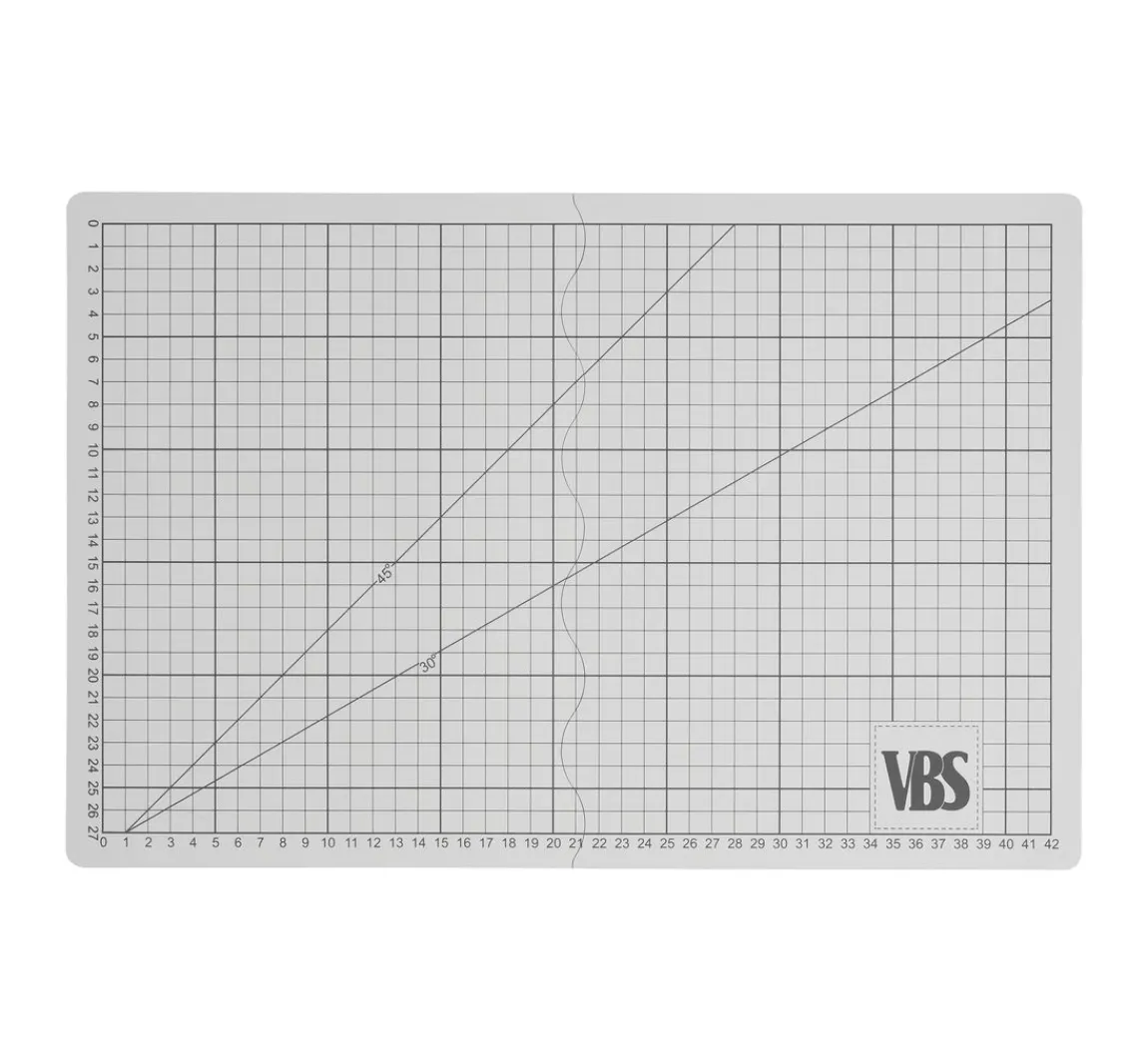 Outlet VBS Faltbare Schneidematte "Cool Grey"