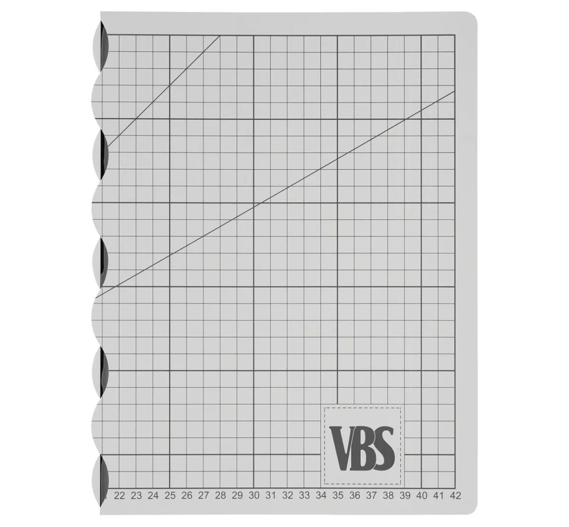 Outlet VBS Faltbare Schneidematte "Cool Grey"
