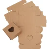 Clearance VBS Faltschachtel "Quadratisch mit Herz", 5 Stück