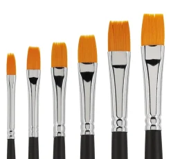 Hot VBS Flachpinsel "BASIC", 6er Set