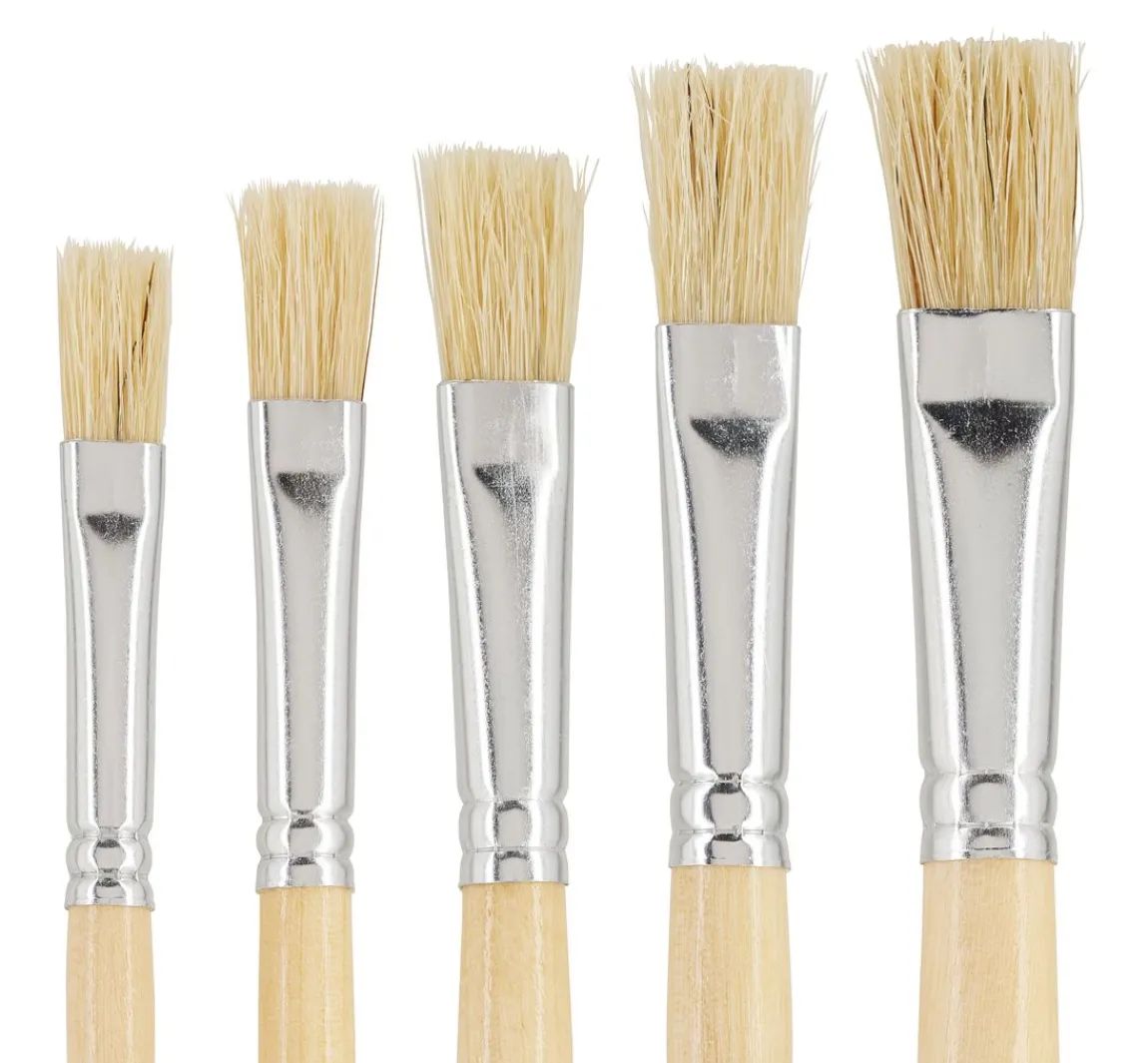 Clearance VBS Flachpinsel "NATURE", 5er-Set