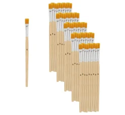 Outlet VBS XXL VBS Flachpinsel Synthetikhaar "Größe 8", 50 Stück
