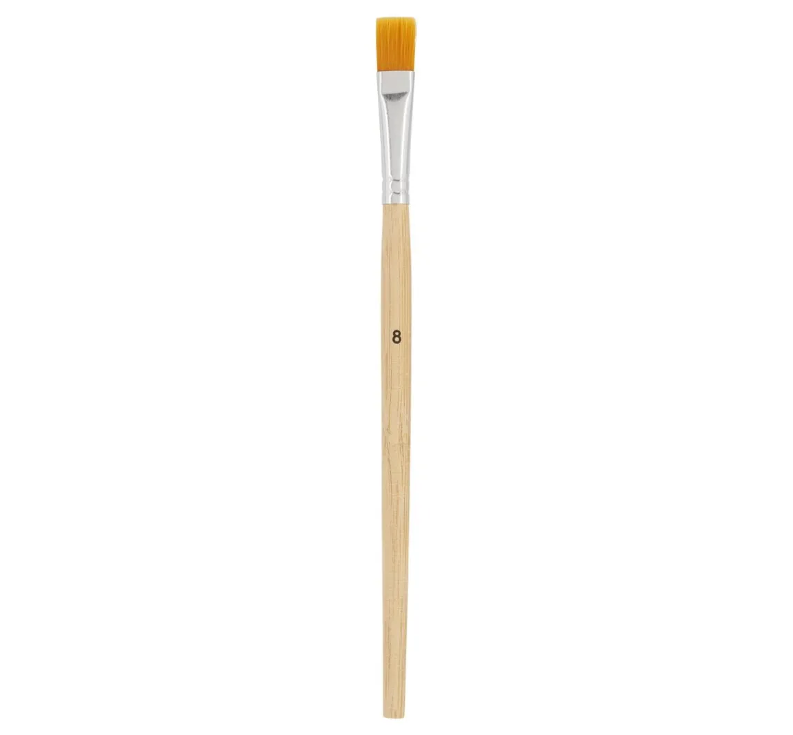 Outlet VBS XXL VBS Flachpinsel Synthetikhaar "Größe 8", 50 Stück
