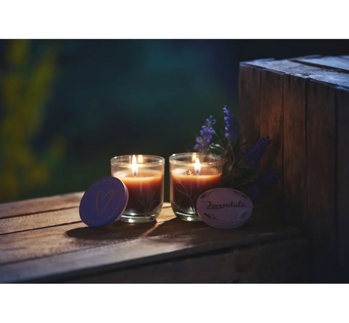VBS Glas mit Holzdeckel, 2 Stück
