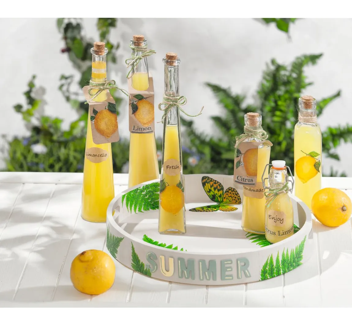 Best VBS Glasflaschen "Geo", 3er-Set