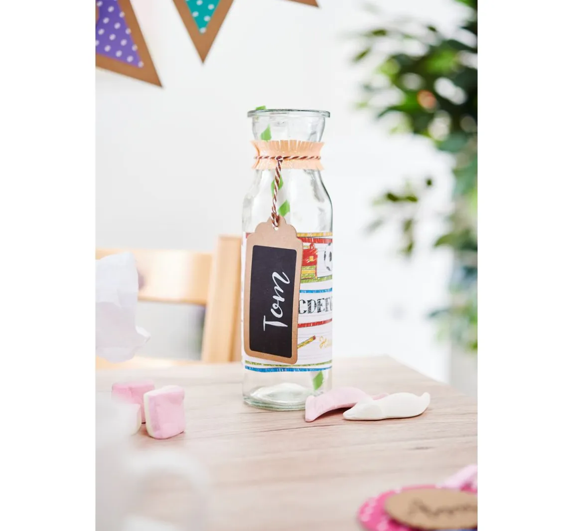 Clearance VBS Glasflaschen "Milk", 3er-Set
