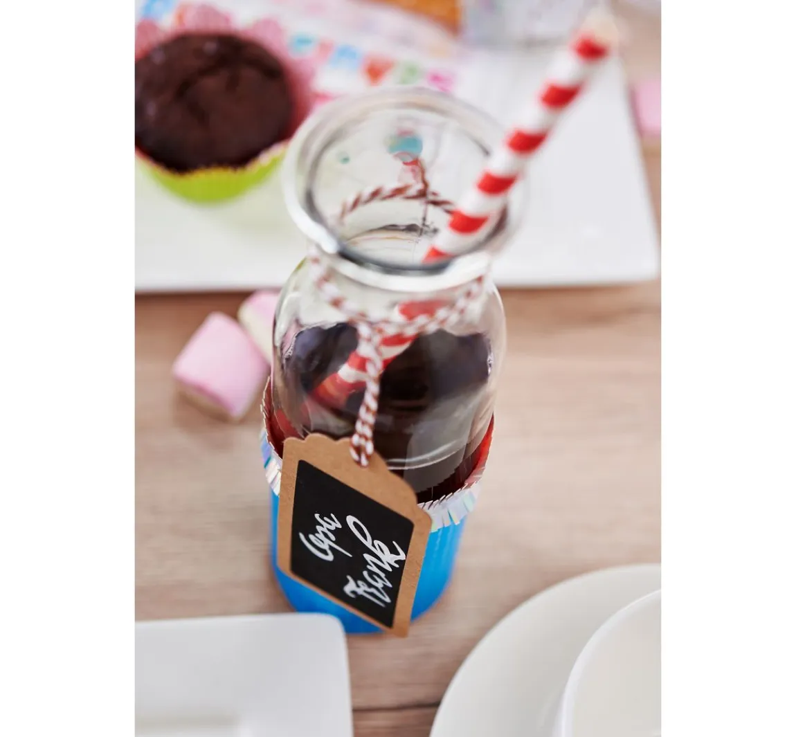 Clearance VBS Glasflaschen "Milk", 3er-Set