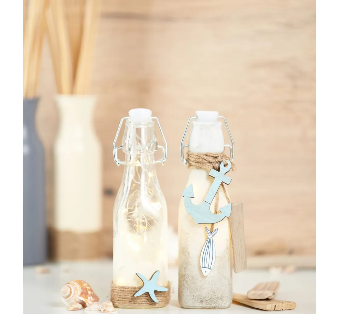Sale VBS Glasflaschen mit Bügelverschluß, 2 Stück