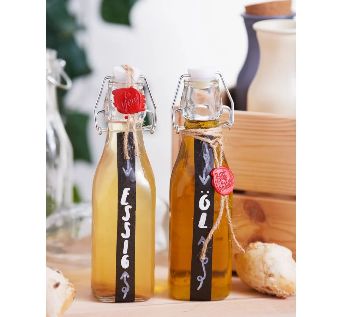 Sale VBS Glasflaschen mit Bügelverschluß, 2 Stück
